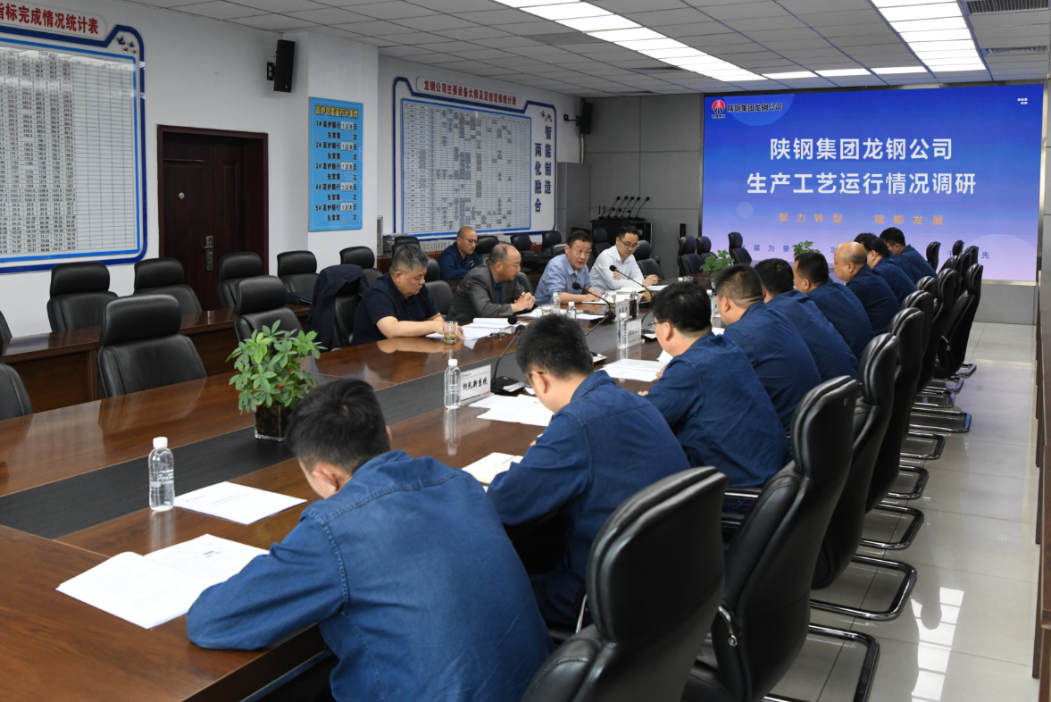 杜東興、習紅斌一行到龍鋼公司調(diào)研