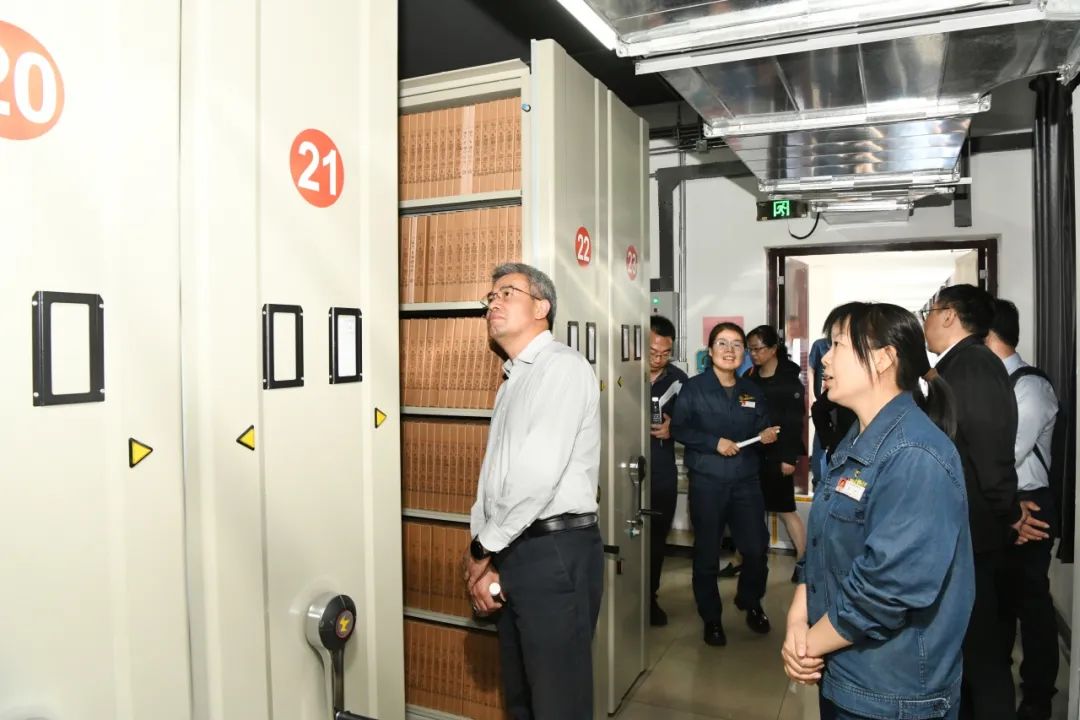 中國鋼鐵工業(yè)協(xié)會蘇長永一行到陜鋼集團專題調研檔案工作